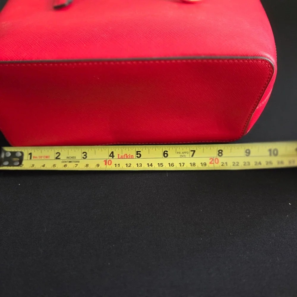 Michael Kors Jet Set Travel XS Carryall Tote Bag Red 35T9GTVT0L DK Sangria - Picture 7 of 9